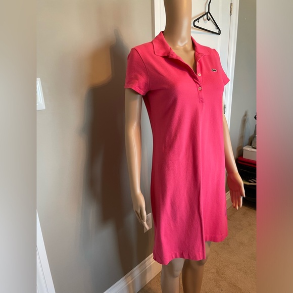 Lacoste pique polo dress size 6 - Picture 4 of 8